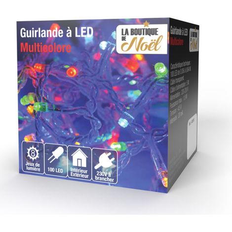 Girlande 80 LEDs kaltweiß Multifunktion für den Außenbereich 9 m (1/5)