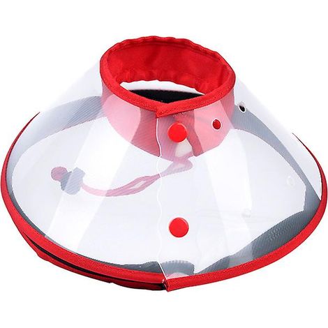 Collier anti-morsure Elizabeth pour chat et chien, masque à oxygène avec anneau de protection, accessoire de toilettage neuf pour animal domestique (1/4)