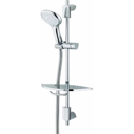 Bristan EVF KIT03 C EVO Shower Kit with Large Multi Function Handset Chrome Plated