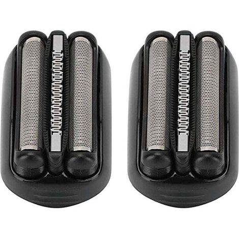 2 Têtes De Rechange Compatibles Rasoir Électrique Série 3 Modèles 301S 310S 320S 330S 340S 360S