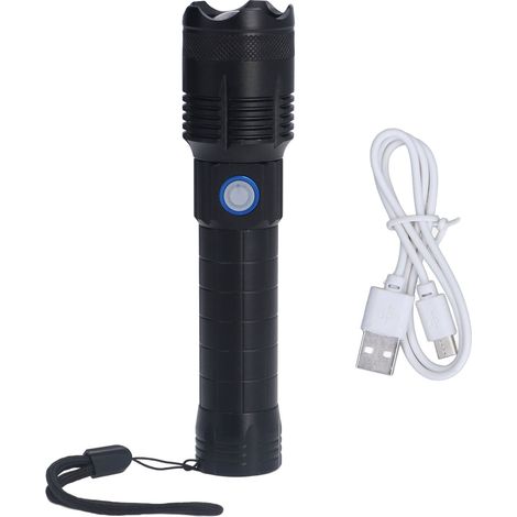 Lampe torche rechargeable 5000lm P160, 5 modes d'éclairage pour aventure, randonnée, trekking, escalade, camping (1/5)