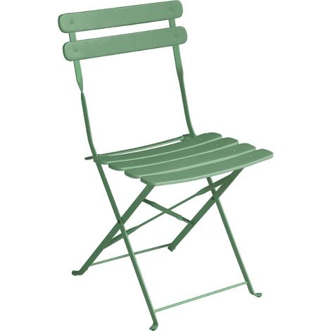 Sedia pieghevole in ferro color verde MALIGI HOME MG/TETI Verde - Ferro