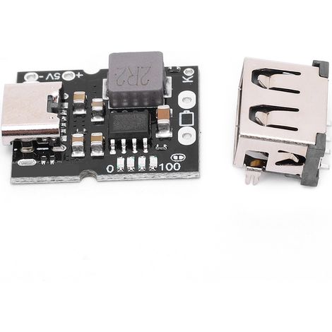 Module de charge et de décharge de batterie au lithium 5V 2A, entrée de type C, compatible avec les batteries 4,2/4,35V (édition standard) (1/5)
