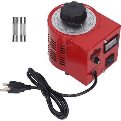 Régulateur de tension 500W transformateur variable AC110V vers AC0-130V prise US protection multiple contrôleur de tension réglable (1/5)