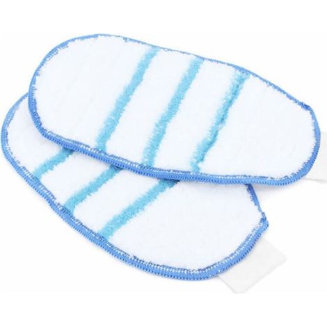 Replacement for Compatible with Black and Decker Steam Mop 2 Pack of OEM Replacement Mop Pads -2PK (1/4)