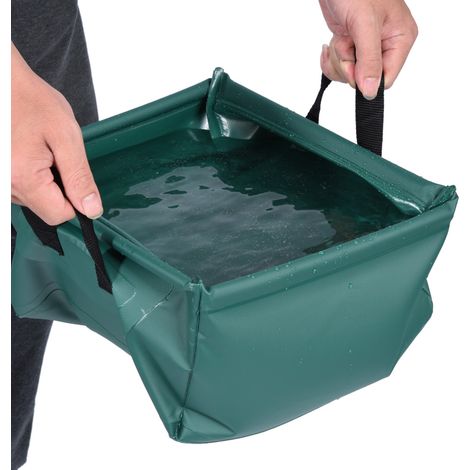 Bac À Eau Portable 15 L - Bac De Lavage Pliable Étanche - Pour Camping Et Activités Extérieures - 1 Pièce (1/5)