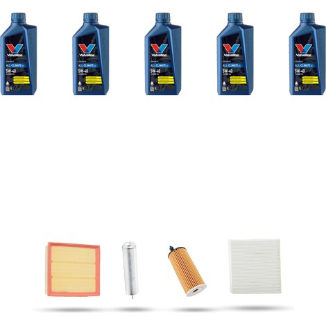 Kit tagliando 4 FILTRI e 5L OLIO compatibile con Bmw Serie 1 (F20,F21) 118d 110kw dal 2015 (1/5)