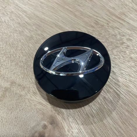Cache-moyeu de roue 60mm pour Hyundai Verna – Centre de jante voiture, capuchon de moyeu, cache roue automobile, kit 4 pièces, accessoire jante durable et facile à installer (1/2)