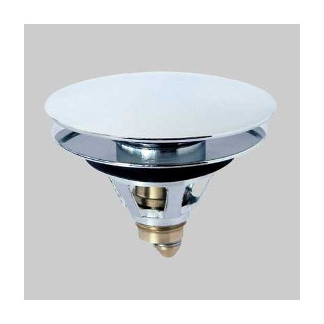 TAPPO SALTARELLO UNIVERSALE CLICK CLACK CROMATO Ottone MADE IN ITALY
