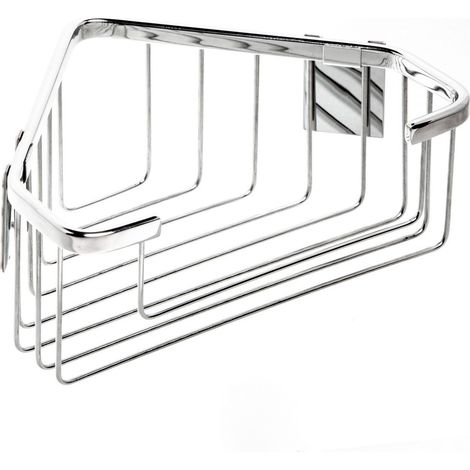 Angolare porta oggetti doccia inox mensola angolo mod. Top Line (1/6)