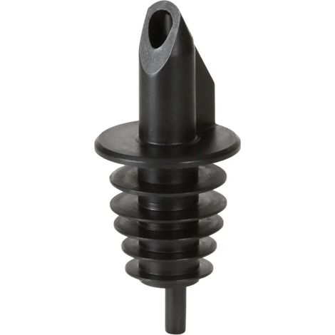 BILLY - vertedor de plástico para botellas de 0,5 - 1,5 lt. - negro - con 5 laminillas