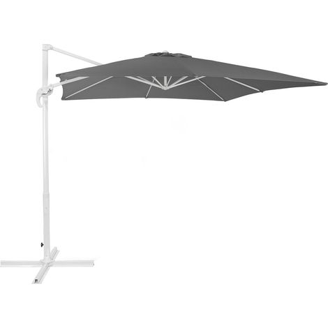 Cantilever Parasol 250 cm MONZA Dark Grey (1/5)