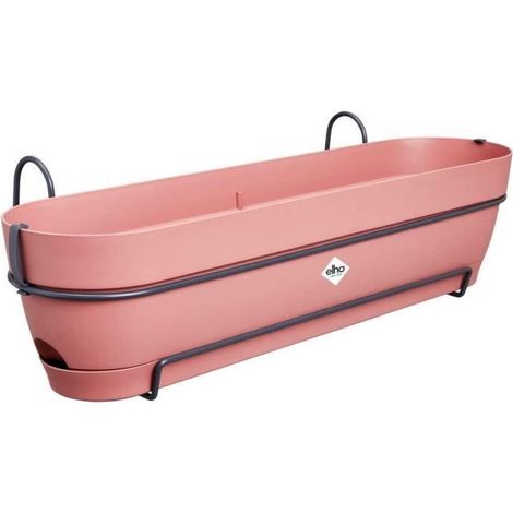 ELHO Balconniere Vibia Campana - Plastique - Réservoir - 70 x 26 x H17,7 cm - Rose Poussiere (1/5)