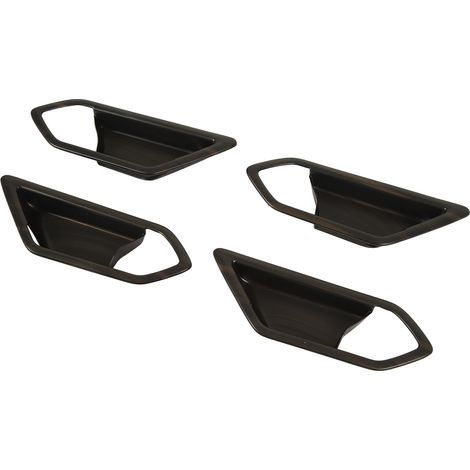4 pièces Couvercle de poignée de porte intérieure, aspect bois de pêche, anti-rayures, installation facile pour ID.4 et ID.4X 2021-2023 (1/5)