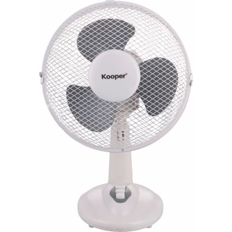 ventilatore da tavolo kooper "articfresh" bianco 25w