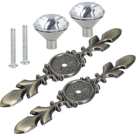 Poignées et boutons de tiroir monotrou à monter soi-même, compatibles avec les accessoires de meubles de maison et de bureau. (1/5)