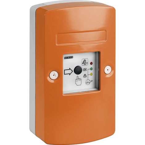 GEZE RWA Notstromsteuerzentrale THZ Comfort N4, Alu Druckguss orange RAL 2011 (1/5)