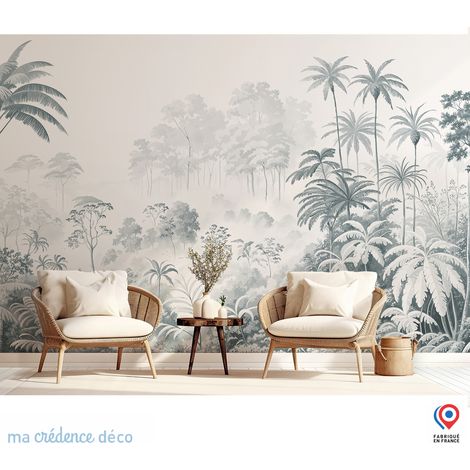 Papier peint : Dunes et mer, Aquarelle - Intissé - L.200 x H.280 cm - Marron clair (1/3)