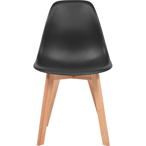 Maison Exclusive - Sedie da Pranzo 2 pz Nere in Plastica