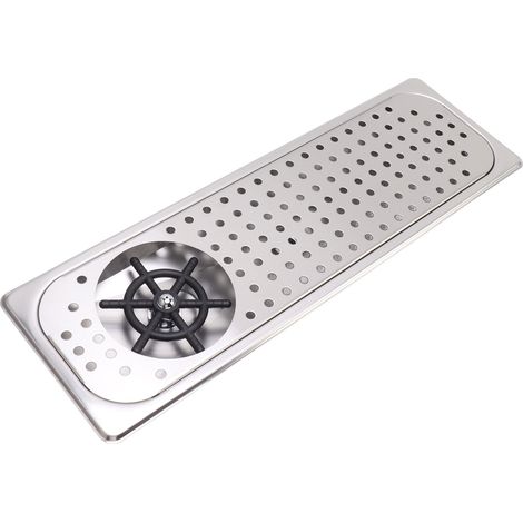 Rince-pichets/lave-tasses en acier inoxydable 304, lavage haute pression avec bac de récupération et tuyau, idéal pour bars et cafés. Couleur : B. (1/5)
