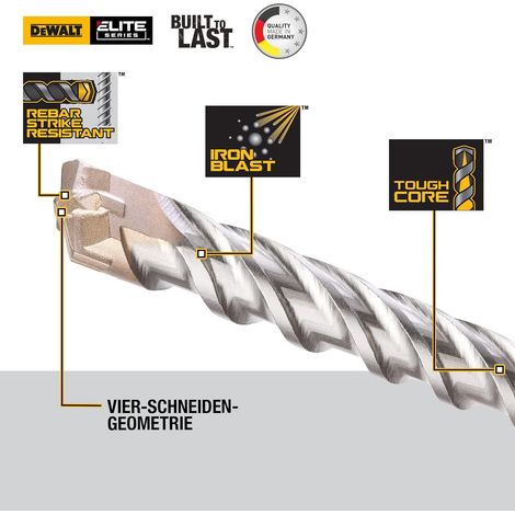 DEWALT SDS-Max XLR 4-Schneiden-Betonbohrer - 5 x 160 mm (1/5)