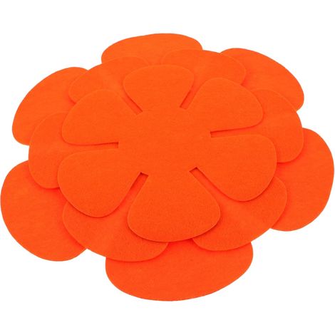 Lot de 12 tapis de protection feutre résistant à la chaleur pour plaques induction et plans travail (1/4)