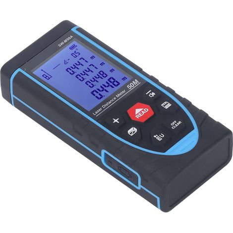 Télémètre laser numérique haute précision, télémètre infrarouge portable, batterie intégrée SW M50A 50 m (1/5)
