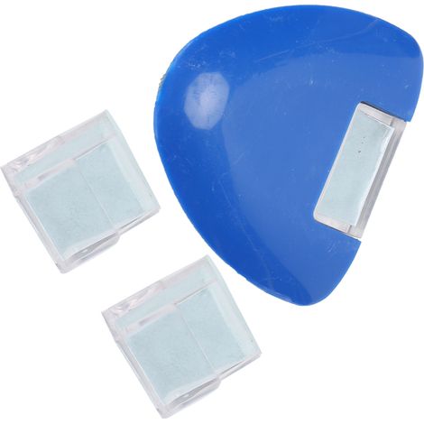 Craie de tailleur professionnelle, craie triangulaire de tailleur, craie pour tissu à coudre, bleue (1/5)