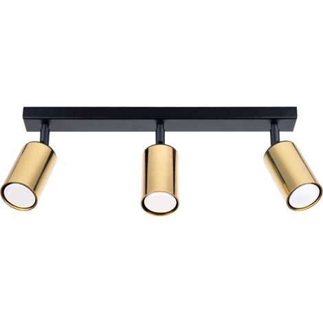 Ceiling lamp WINX 3 black/cooper (1/5)