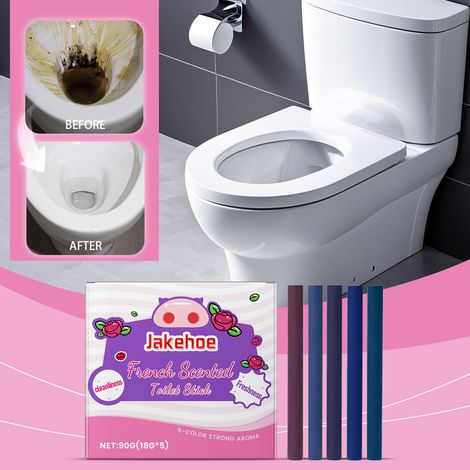 WC-Reinigungssticks entfernen Gerüche, Flecken und Urinablagerungen und hinterlassen einen angenehmen Duft. WC-Reinigungssticks – 90 g (18 g × 5) -- DTEKGAZ (1/5)