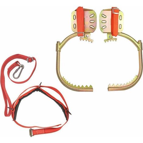 équipement l'escalade dans Les Arbres Grimper aux Arbres avec des Dents Fer Chaussures Arbre Outils électricien Communication pôle étriers Bois Pied Boucle (1/5)