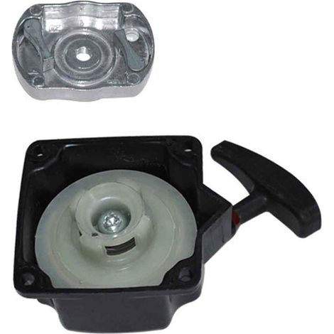 Lanceur pour moteur thermique,Lanceur/démarreur Semi-Automatique + Cloche d'entrainement pour débroussailleuse, tarière ou Machine Multi-Fonctions 5 en 1 (Multifonctions) (1/5)