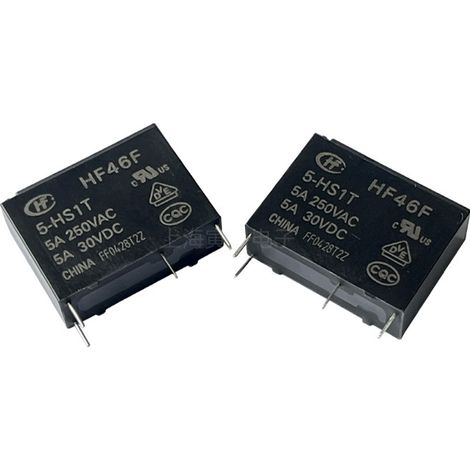Xiamen Hongfa HF46F/5-HS1T 5V DC 5A Öffner-HF-Relais