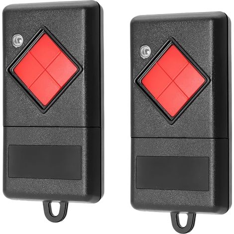 Lot de 2 télécommandes d'ouverture de porte de garage 40,685 MHz pour MAHS40-01, MAHS40-04, 4 canaux (1/5)