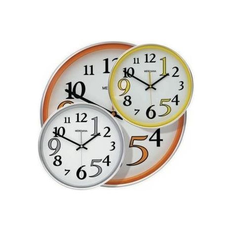 Orologio da parete in alluminio numeri grandi MADE IN ITALY 55 cm (1/2)