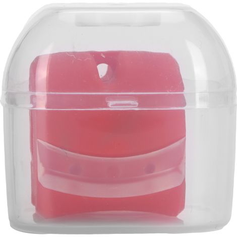 Boule d'entraînement pour les muscles masticateurs en silicone - Exercice de mâchoire portable avec boîte - SRed (1/5)