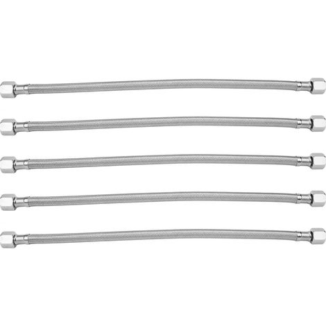 5pcs Tuyau d'Air Silencieux Sans Huile pour Compresseur Élément Frein, 3/4‑16 Chanfreiné 42cm (1/5)