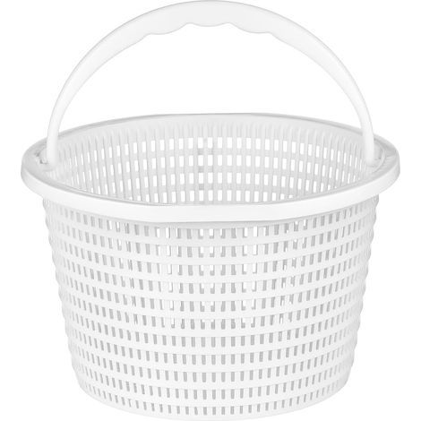 1 Panier De Skimmer 20 CM, Matériau ABS Léger, Poignée Ergonomique, Pour Piscine Enterrée (1/5)
