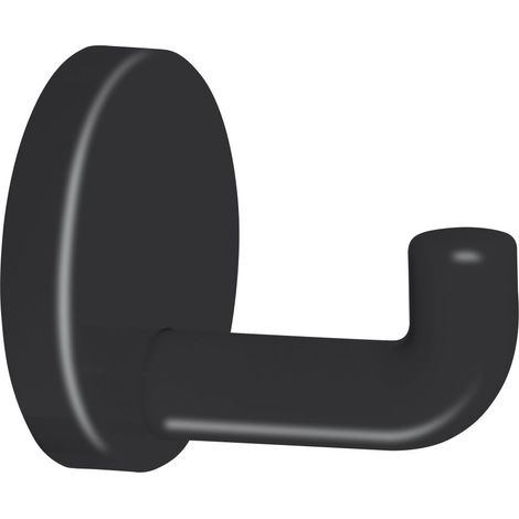 HEWI Gancho individual 477.90.010 sencillo 45 mm poliamida negro intenso 90 50 mm - 477.90.010 90