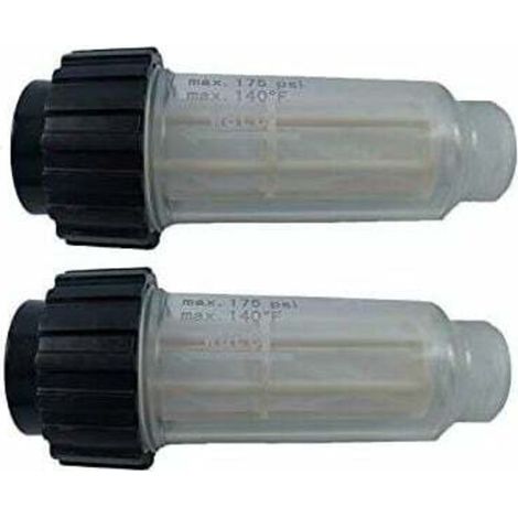 Kit filtro acqua con inserto filtrante (5.731-050.0) per tutte le idropulitrici Karcher con attacco acqua da 3/4", compatibile con le idropulitrici 4.730-059.0-Fei Yu-Crezuo