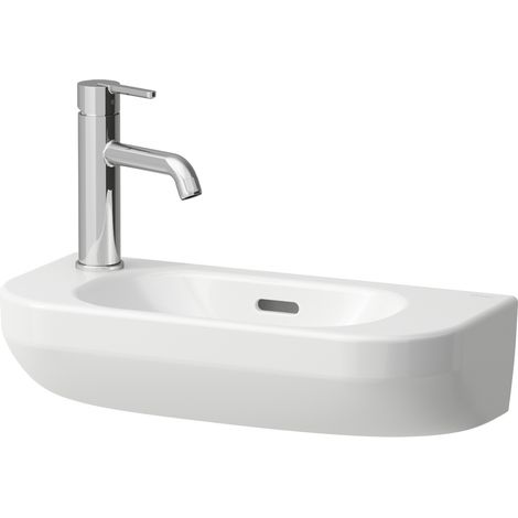 LAUFEN LUA Handwaschbecken, 1 Hahnloch links, Becken rechts, mit (1/4)