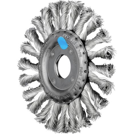 PFERD Brosse circulaire RBG 12512/22,2 CT INOX 0,35 Ø 125 mm Épaisseur de fil 0,35 mm - 43303011 (1/4)