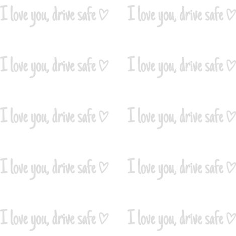 Autocollant de voiture - 10, Lot, "I Love You Driving Safe" vinyle avec cœur, Accessoire cadeau conducteur - Convient pour rétroviseur, fenêtre, intérieur (1/3)