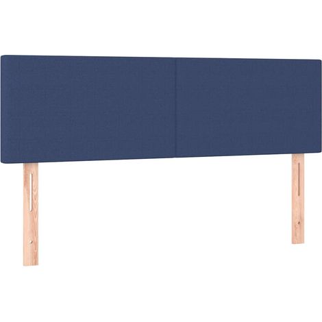 Maison Exclusive - Cabeceros tela azul 144x5x78/88 cm (1/5)
