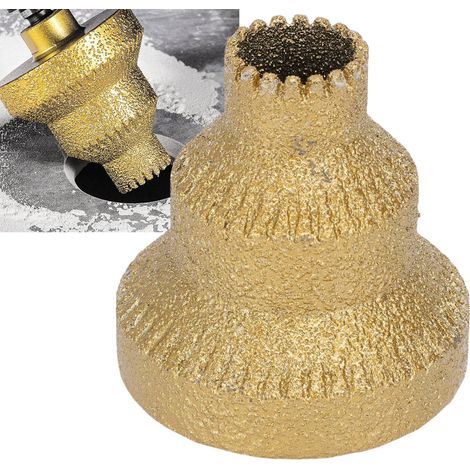 Foret étagé diamanté à dents incisives 20 mm, 35 mm, 50 mm, alésoir conique multicouche pour projets de menuiserie et de carrelage M14 (1/3)