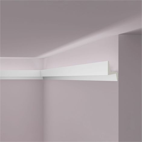 Cornisa NMC IL6 ARSTYL Noel Marquet Moldura decorativa Perfil de estuco Luz indirecta diseño moderno blanco 2 m (1/5)