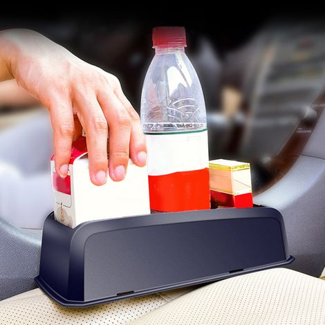 Multifunktionaler Getränkehalter für den Autositz, Organizer für Handy, Getränk und Handschuhfach. (1/5)
