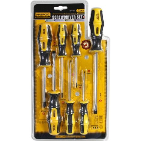Tournevis Phillips 7 Pcs En Chrome Vanadium Tournevis Avec Pointe Magnétique (1/2)