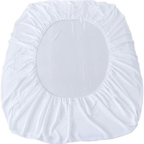 Drap Housse Qualité Supérieur 100% Coton, Extensible et trés Doux et Un Ajustement Parfait- Matelas Epais, Drap Grand Bonnet 150x200cm pour Matelas d’épaisseur de 11-26cm (1/5)