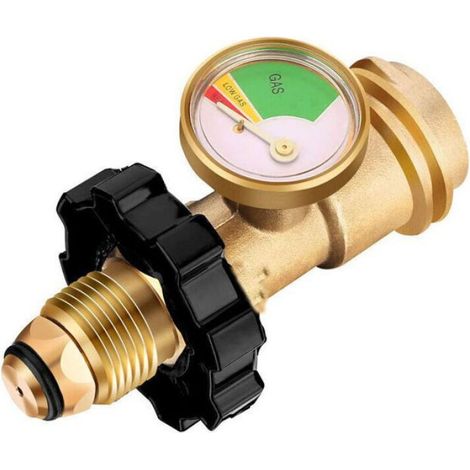 Jauge De Niveau De Propane - Pour Bouteille POL LP - Conversion QCC1 Type 1 - En Laiton Massif - 1 Pièce (1/5)